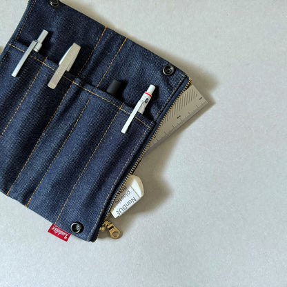 Okayama Denim Bendy Pen Case · LUDDITE