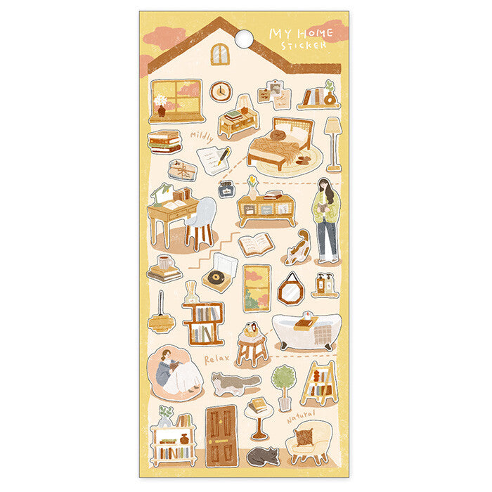 Reading Time My Home Series Sticker Sheet · Mind Wave