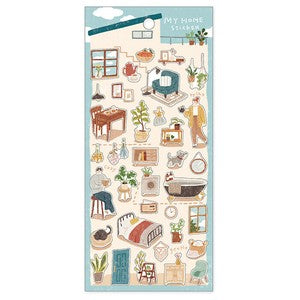 Watering Time My Home Series Sticker Sheet · Mind Wave