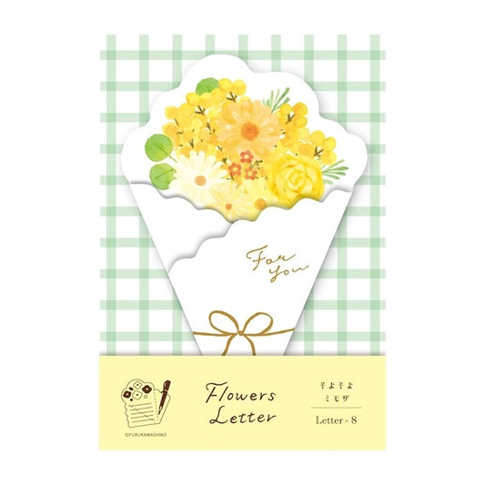 Mimosa Bouquet Letter Paper · Furukawashiko