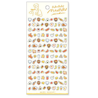 Breakfast Pukupuku Manpuku Series Sticker Sheet · Mind Wave
