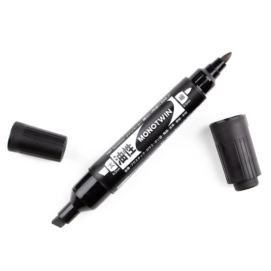 Tombow Mono Twin Bold Black Permanent Marker
