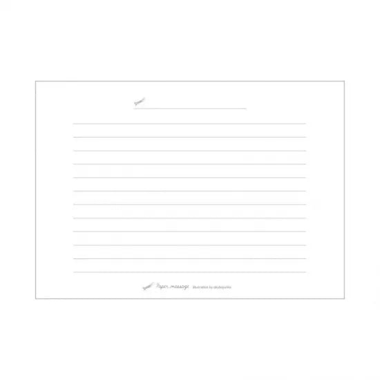 Daytime Grassland Circus Letter Set · Paper Message