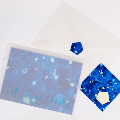 Winter Triangle Letter Set · Paper Message