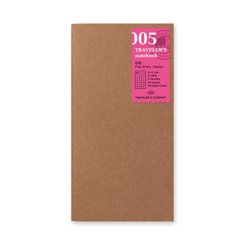 TRAVELER'S Notebook 005 Free Diary