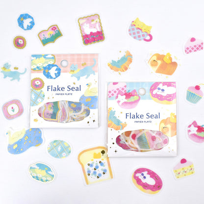 Nodoka Miyashita Nekoneko Biyori Gold Foil Flake Sticker · Papier Platz