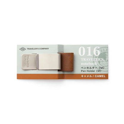 TRAVELER'S Notebook 016 Pen Holder Camel