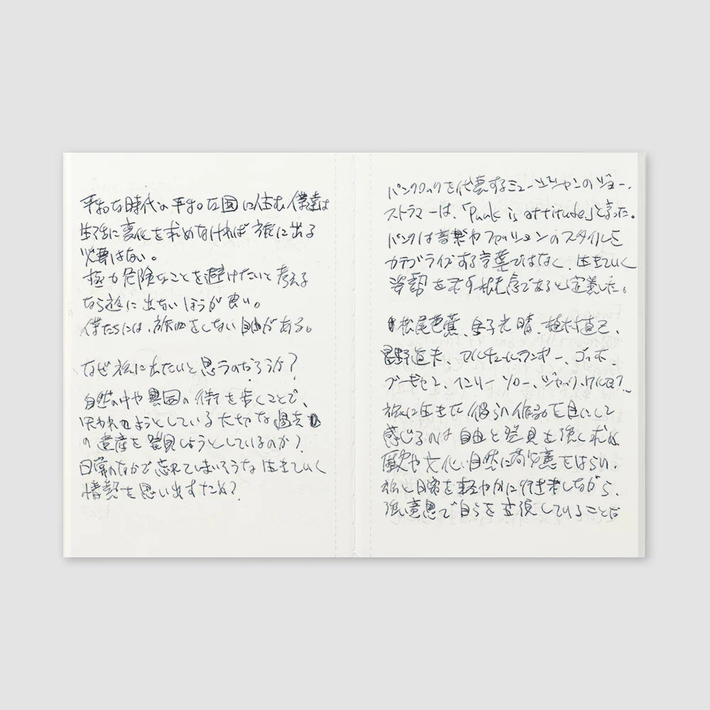 TRAVELER'S Notebook 005 Lightweight Paper Notebook《Passport Size》