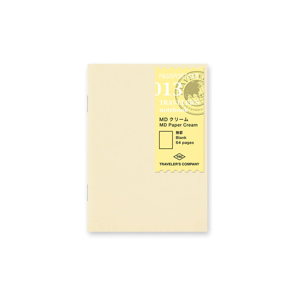 TRAVELER'S Notebook 013 MD Paper Cream Notebook《Passport Size》
