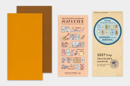 2027 TRAVELER'S Diary Weekly Vertical (Regular Size)