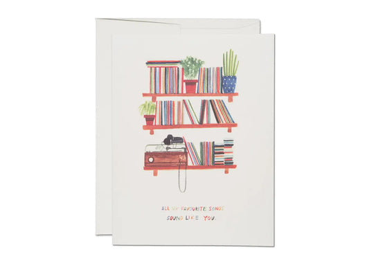 Love Songs Love Card · Red Cap Cards