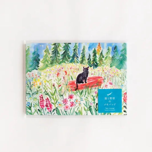 Cat and Field Memo Pad · Paper Message