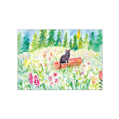 Cat and Field Memo Pad · Paper Message
