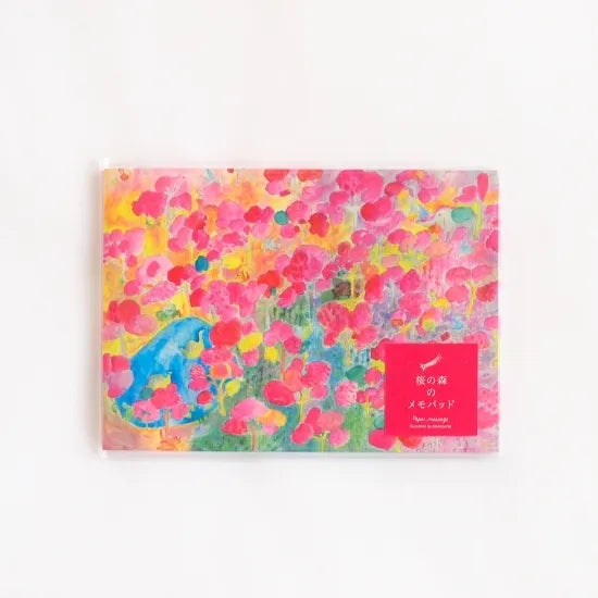 Cherry Blossom Forest Memo Pad · Paper Message