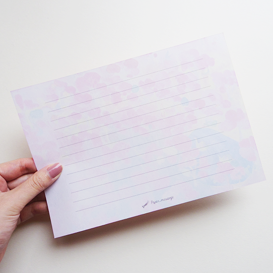 Cherry Blossom Forest Letter Set · Paper Message