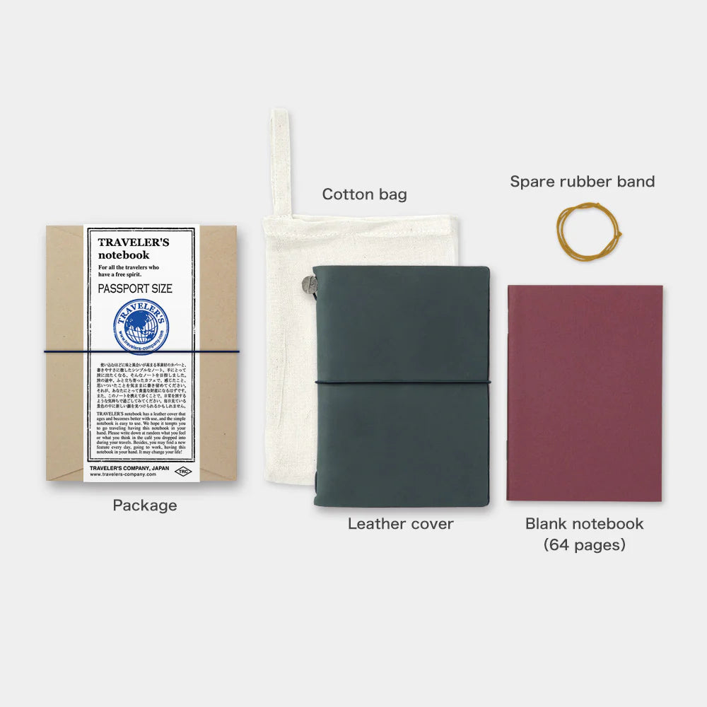 TRAVELER'S Notebook Blue《Passport Size》