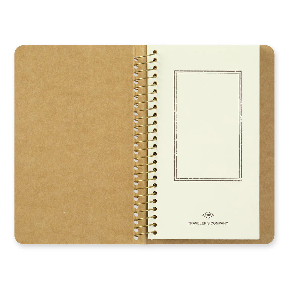 TRC A6 Slim Paper Pocket Spring Ring Notebook