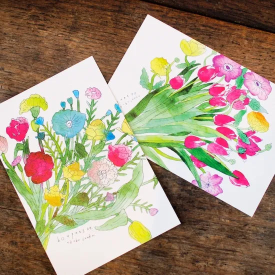 Large Bouquet of Tulips  Postcard · Paper Message