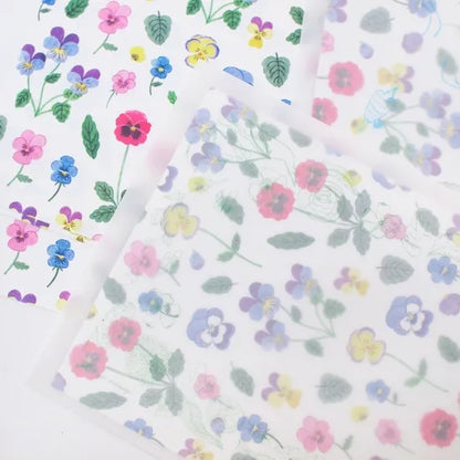 Pansies Letter Set · Paper Message