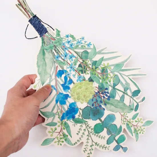 Large Bouquet Hanging Card · Paper Message
