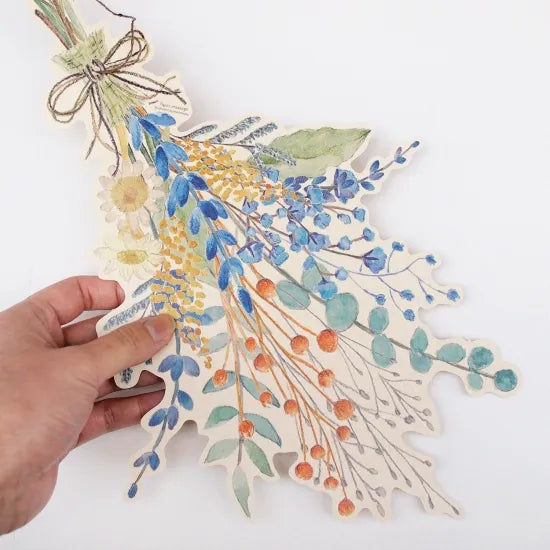 Large Bouquet Hanging Card · Paper Message