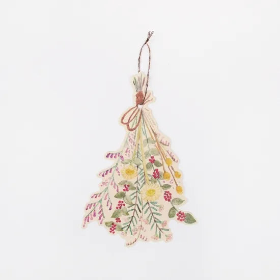 Small Bouquet Hanging Card · Paper Message