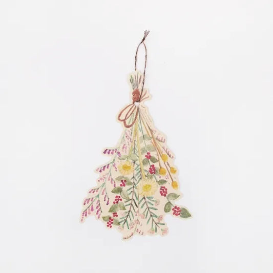 Small Bouquet Hanging Card · Paper Message
