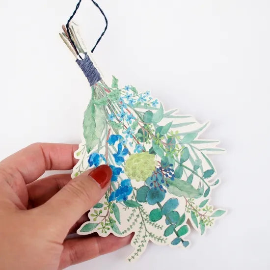 Small Bouquet Hanging Card · Paper Message