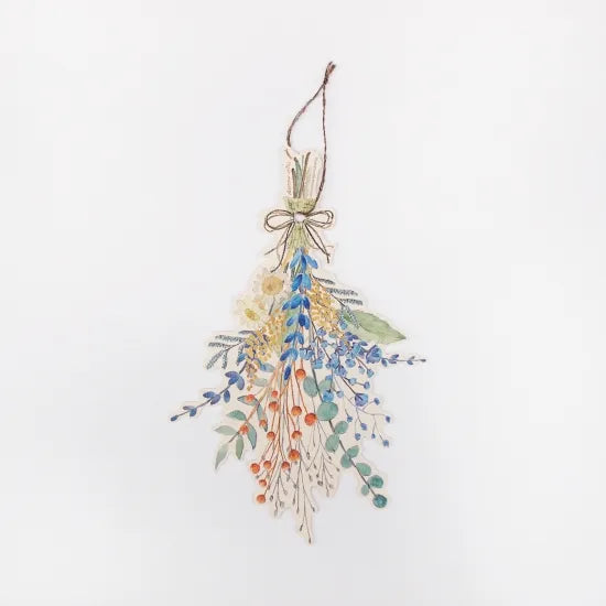 Small Bouquet Hanging Card · Paper Message