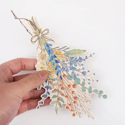 Small Bouquet Hanging Card · Paper Message