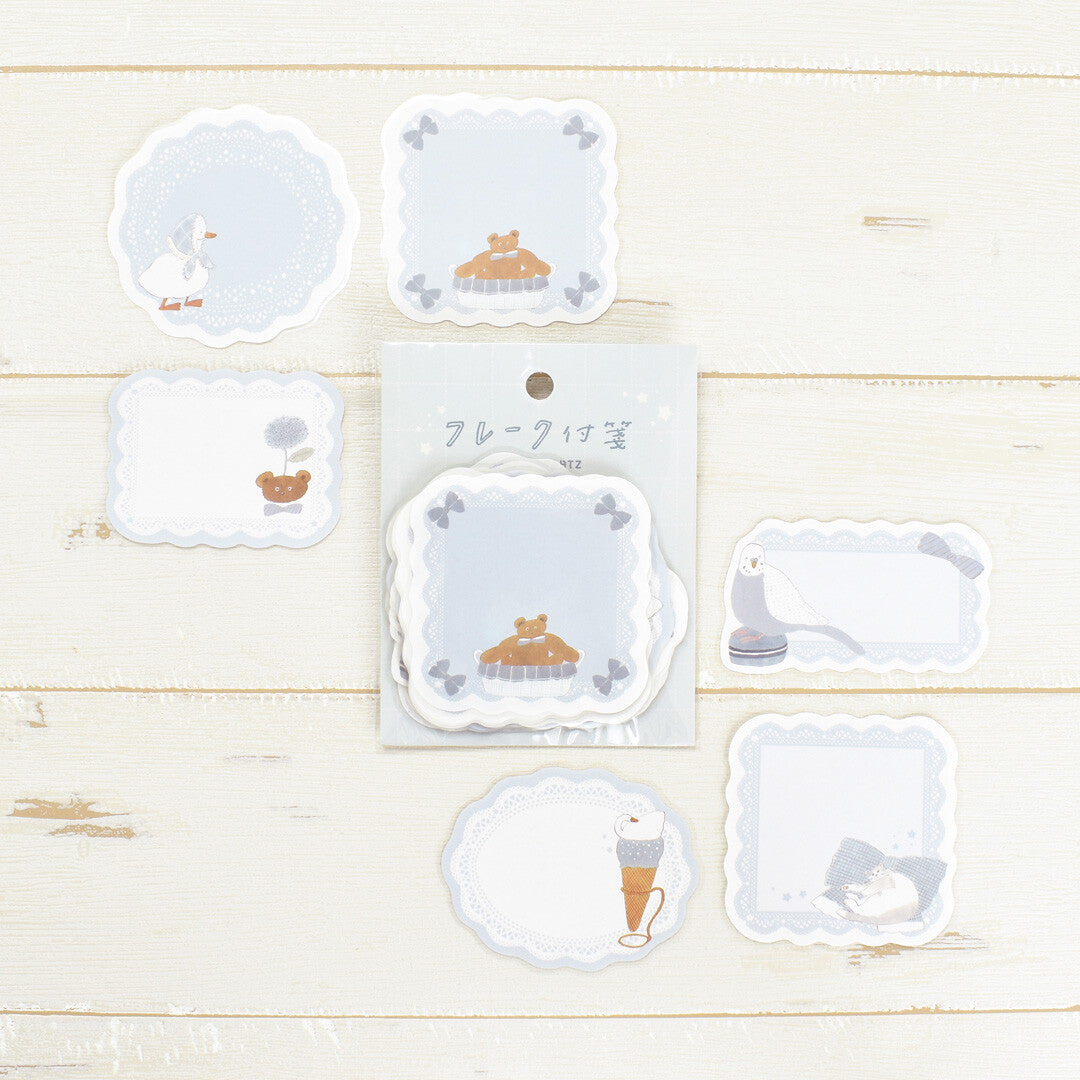 Tobimatsu Shoichiro Blue Favorite Flake Sticky Notes · Papier Platz