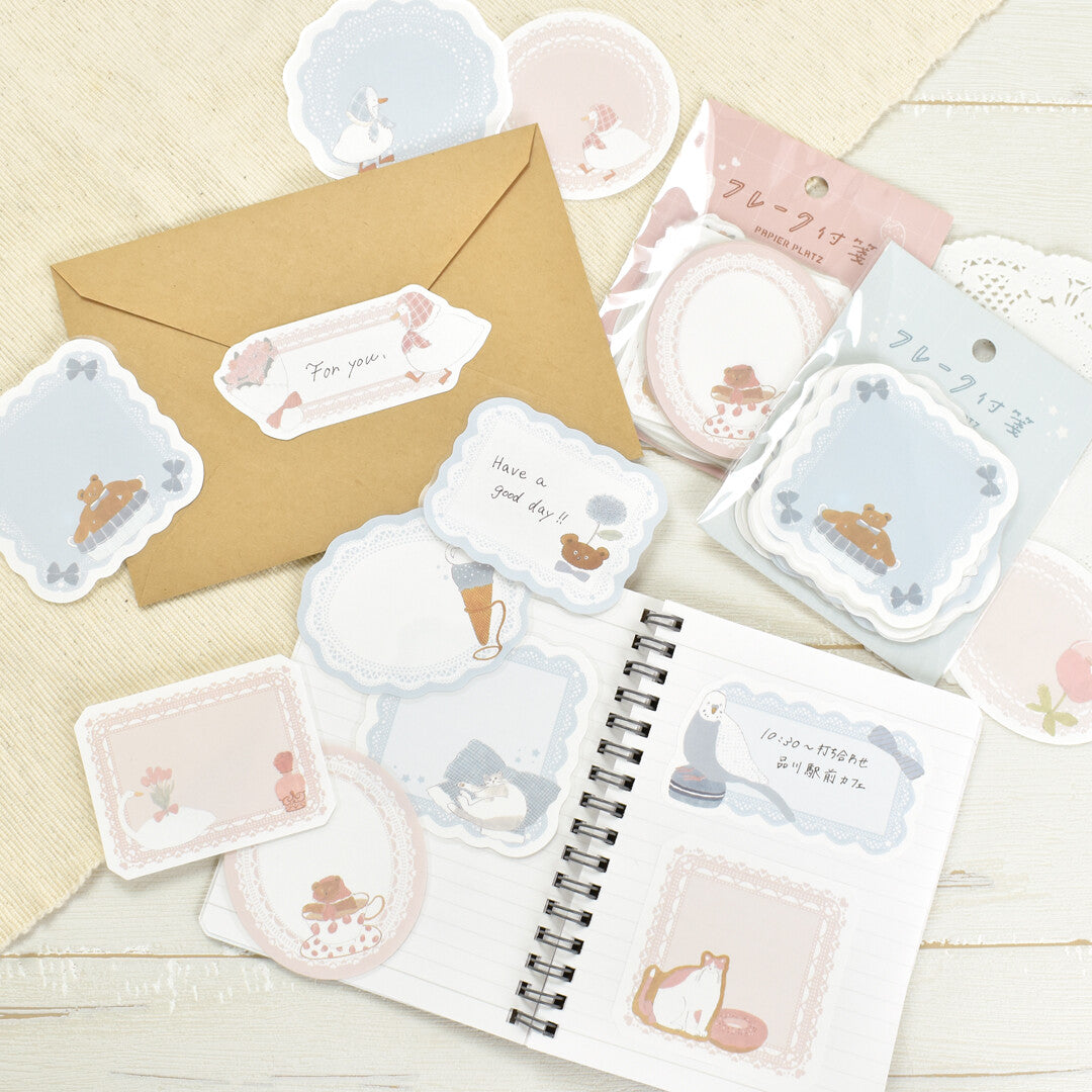 Tobimatsu Shoichiro Blue Favorite Flake Sticky Notes · Papier Platz