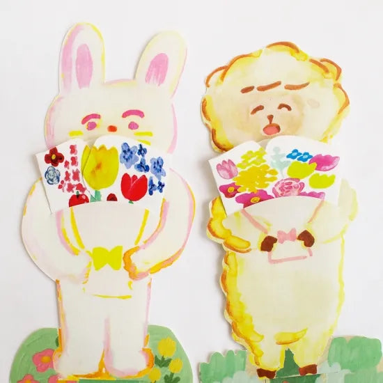 Please Accept This Bouquet! Card · Paper Message