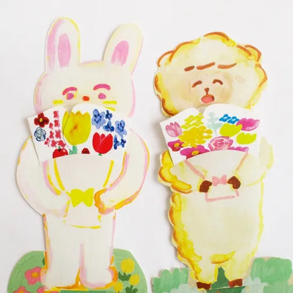 Please Accept This Bouquet! Card · Paper Message