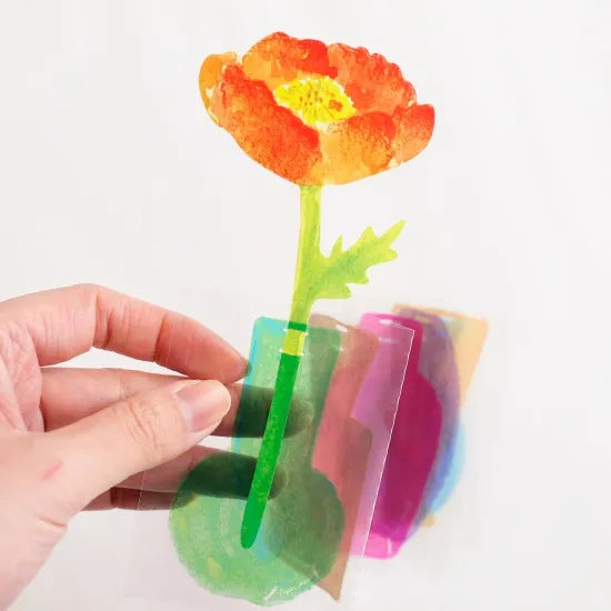Single Flower Vases Card Set · Paper Message