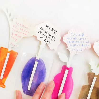 Single Flower Vases Card Set · Paper Message
