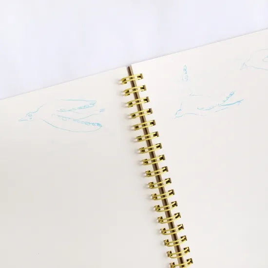 Forest Flowers B5 Ring Notebook · Paper Message