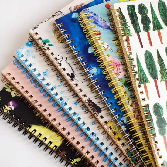 Forest Flowers B5 Ring Notebook · Paper Message