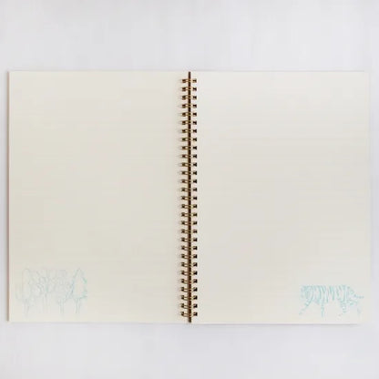Tiger and Trees B5 Ring Notebook · Paper Message