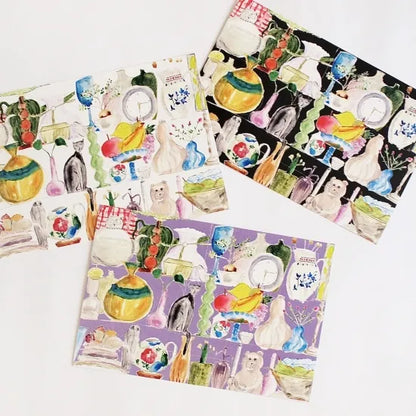 White Vase Shelf Postcard · Paper Message