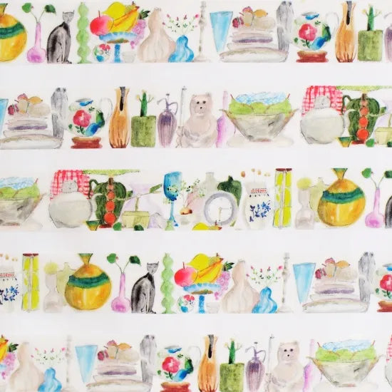 Flower Vase Shelf Washi Tape · Paper Message