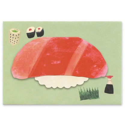 Tuna Sushi Delicious Card · Kinoko Kobayashi