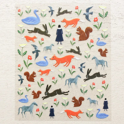 Garden Nishi Shuku Stickers · Cozyca