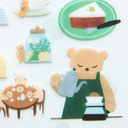 Tea Time Mariko Fukuoka Stickers · Cozyca