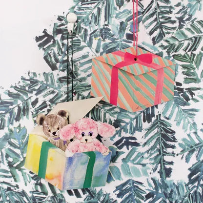 Stuffed Animal Present Cards · Paper Message