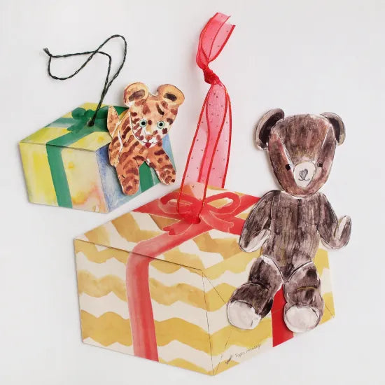 Stuffed Animal Present Cards · Paper Message
