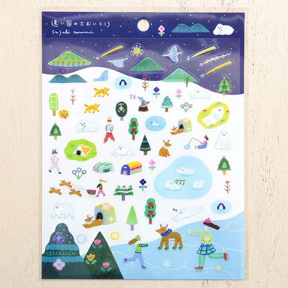 A Cold Place in a Distant Country Narumi Suzuki Stickers · Cozyca