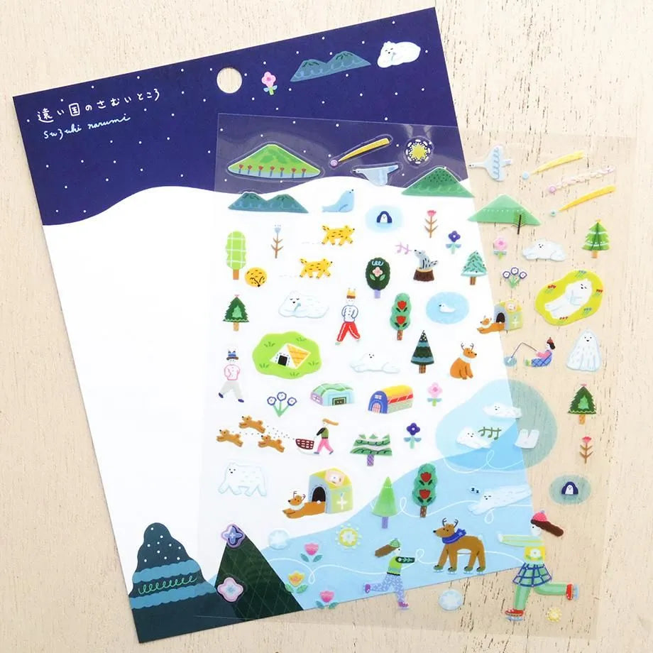 A Cold Place in a Distant Country Narumi Suzuki Stickers · Cozyca