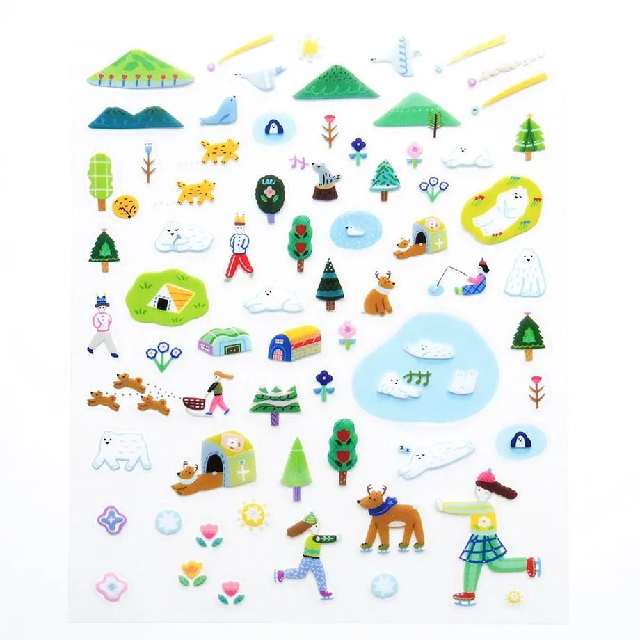 A Cold Place in a Distant Country Narumi Suzuki Stickers · Cozyca