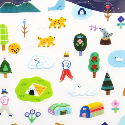 A Cold Place in a Distant Country Narumi Suzuki Stickers · Cozyca